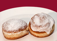 .Pfannkuchen Konfitüre.